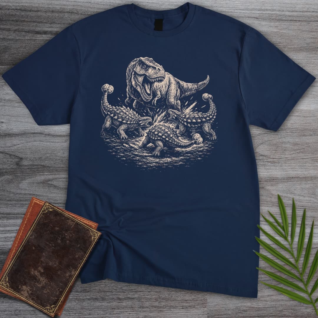 T-Shirt Navy / S Tank vs Tyrant T-Shirt