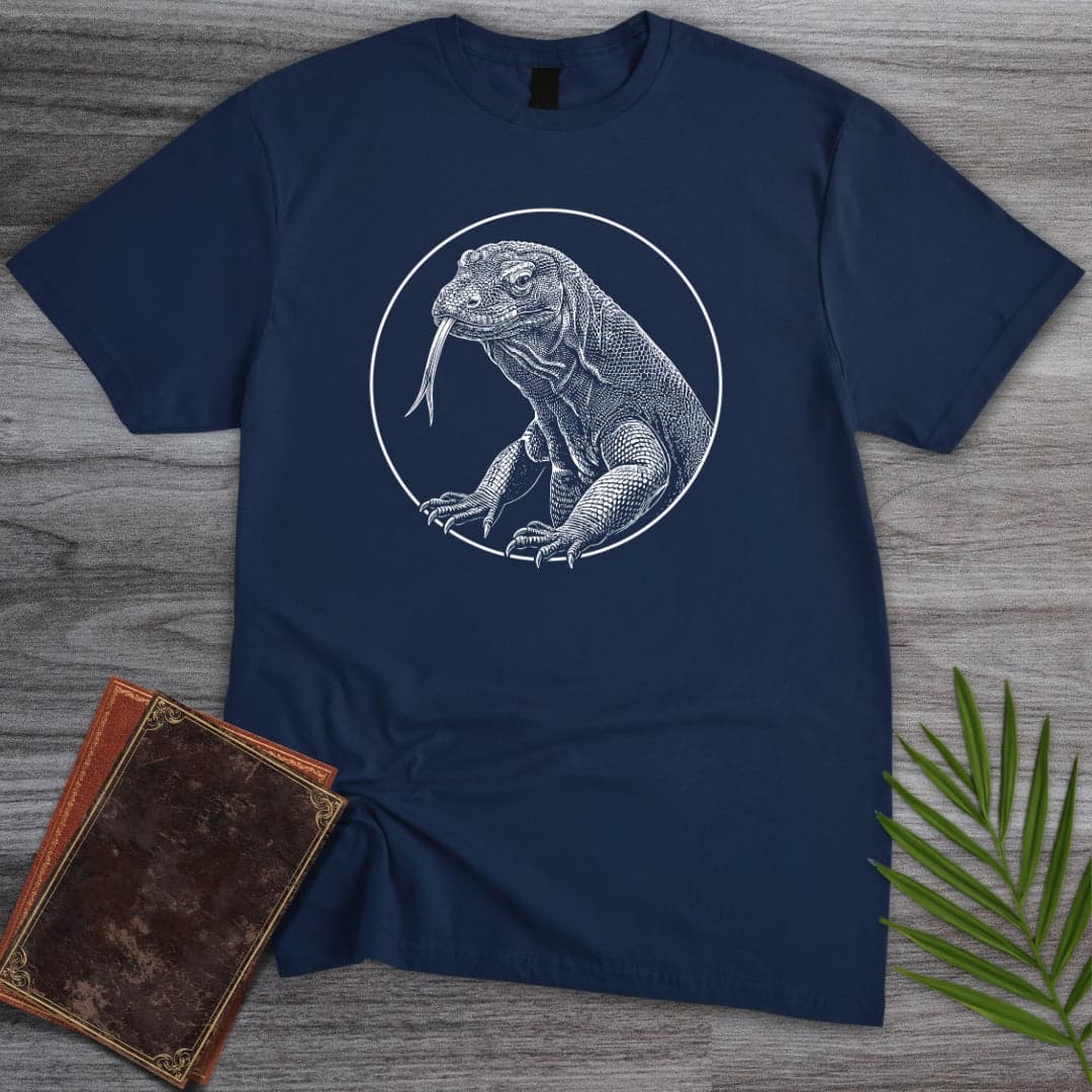 T-Shirt Navy / S The Chill Komodo Dragon T-Shirt