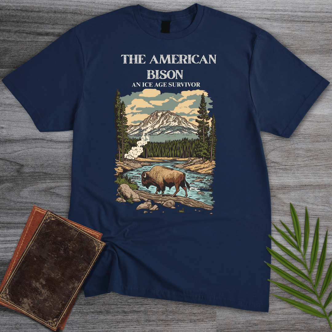 T-Shirt Navy / S The Great American Bison T-Shirt
