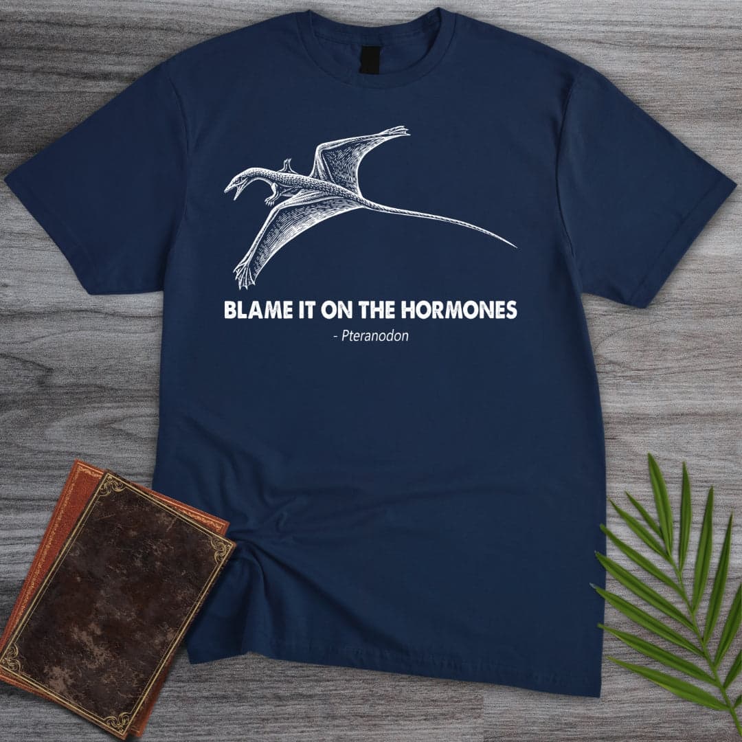 T-Shirt Navy / S The Hormonal Pteranodon T-Shirt