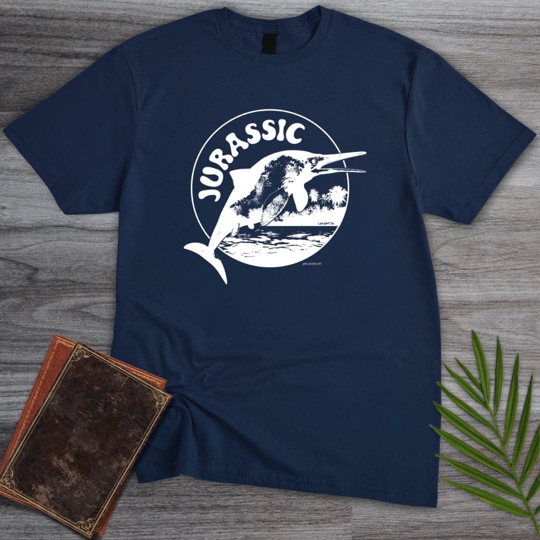 T-Shirt Navy / S The Jurassic Oceans T-Shirt (palaeoden_art)