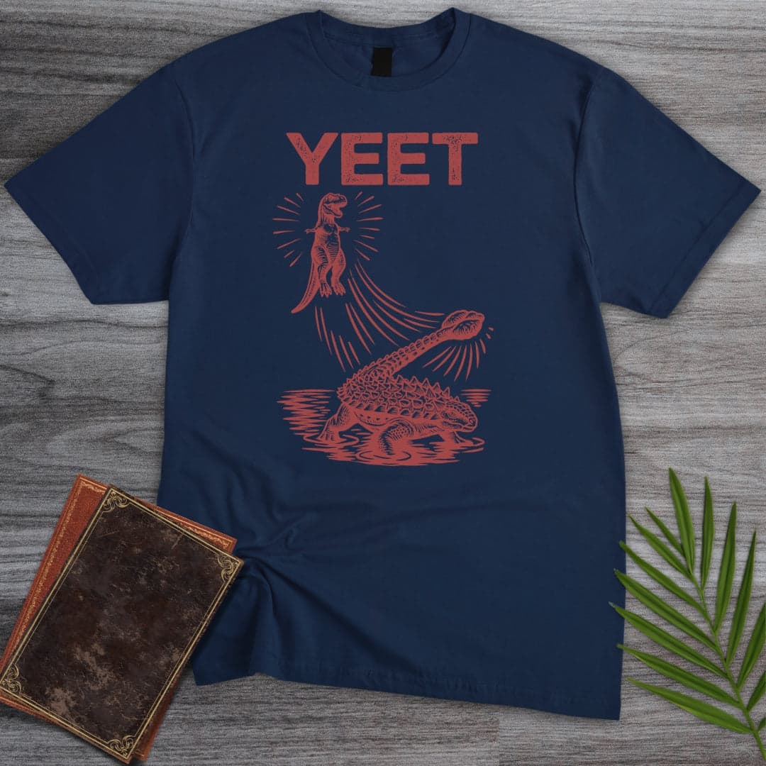 T-Shirt Navy / S The Late Cretaceous YEET T-Shirt