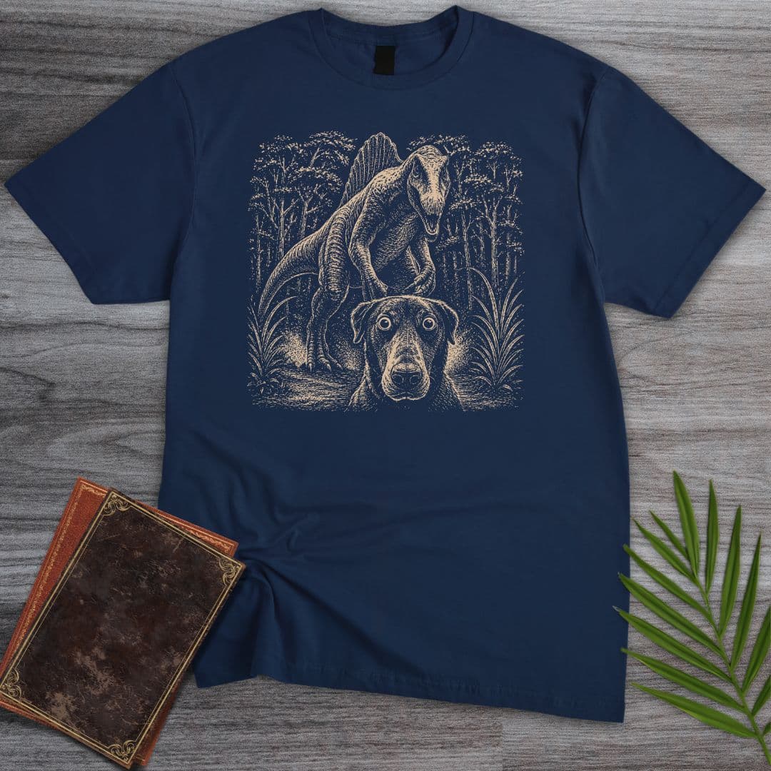 T-Shirt Navy / S The Lurkin Spinosaurus T-Shirt