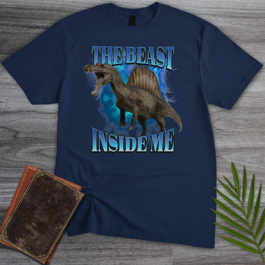 T-Shirt Navy / S The Spino Beast Inside T-Shirt