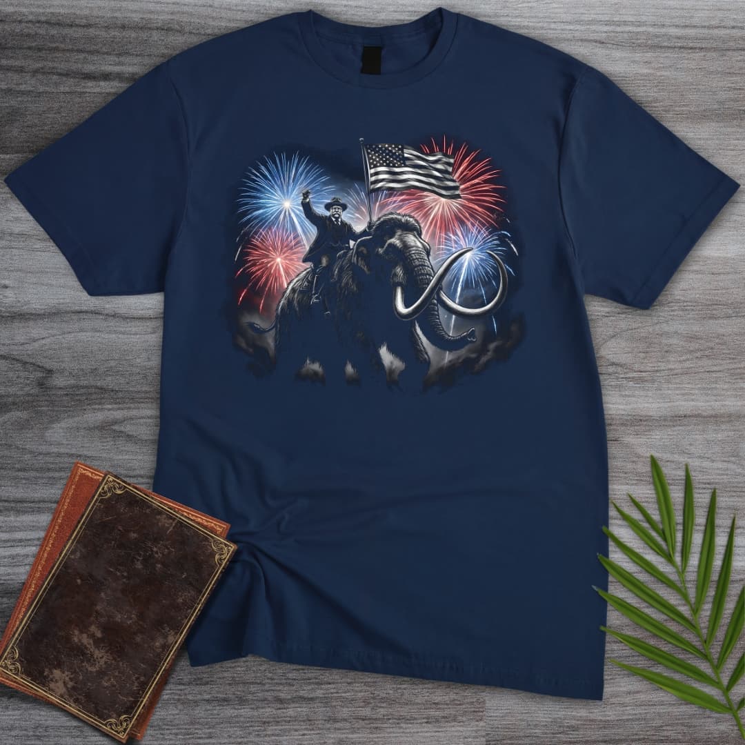 T-Shirt Navy / S Theodore Roosevelt 250th Celebration T-Shirt