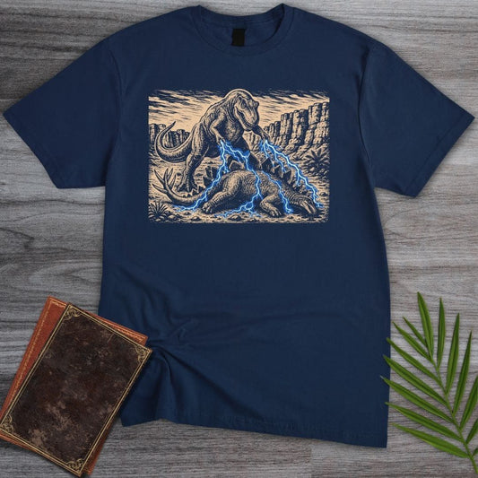 T-Shirt Navy / S Time Travelling Rex T-Shirt