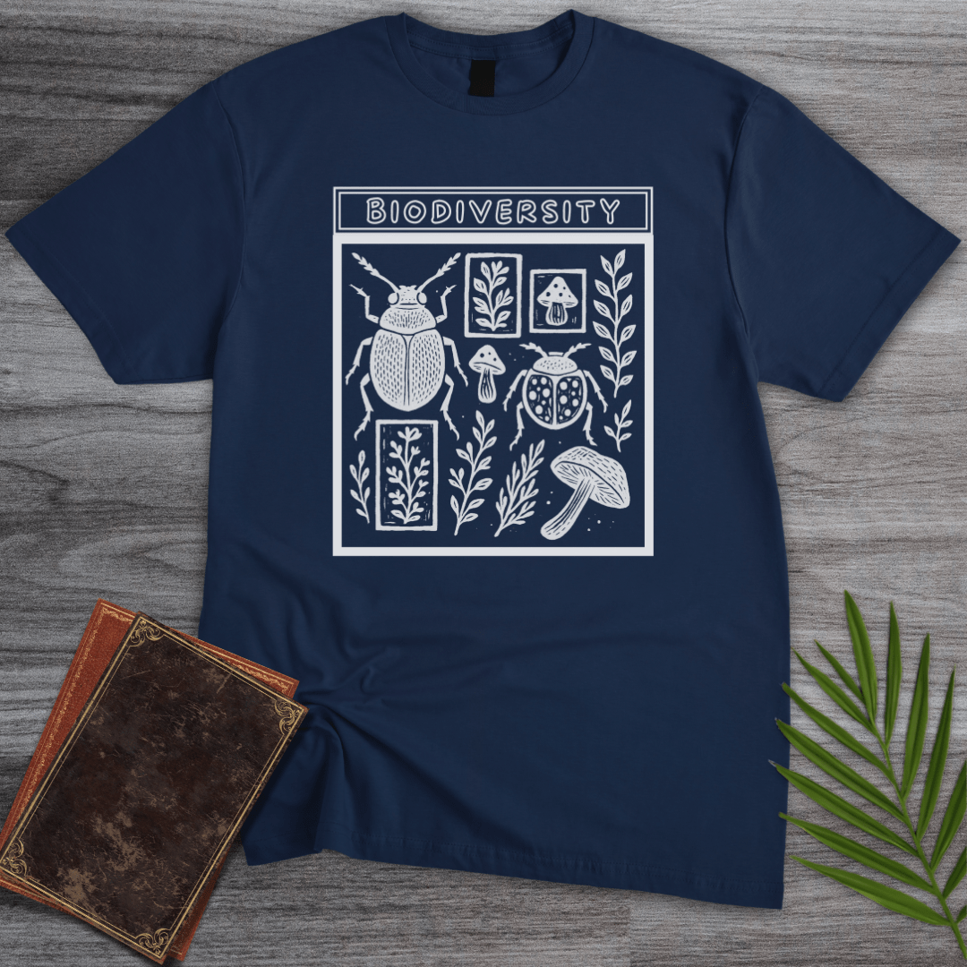 T-Shirt Navy / S Tiny Features of Biodiversity T-Shirt