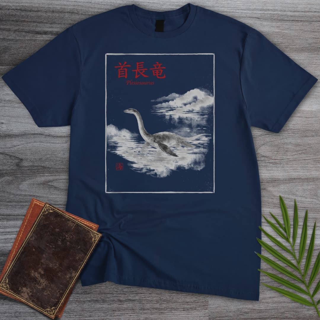 T-Shirt Navy / S Traditional Plesiosaurus Waters T-Shirt
