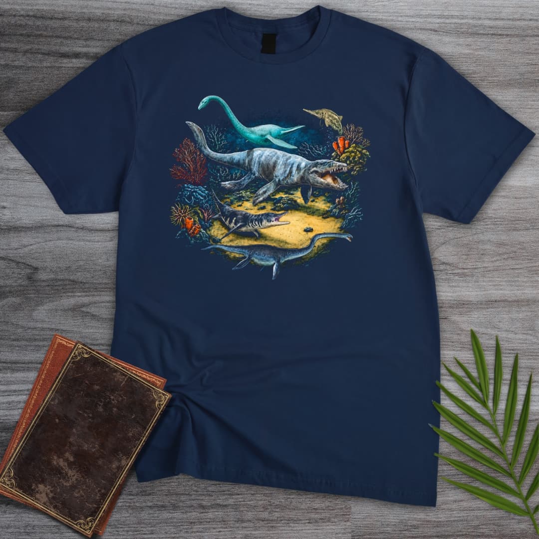 T-Shirt Navy / S Vintage 90's Prehistoric Waters T-Shirt