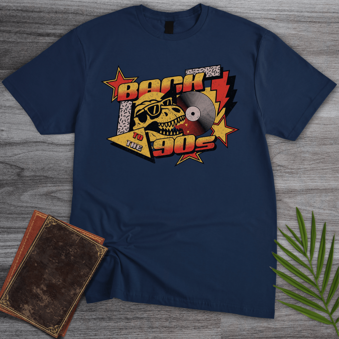 T-Shirt Navy / S Vintage Back to the 90's T.Rex T-Shirt