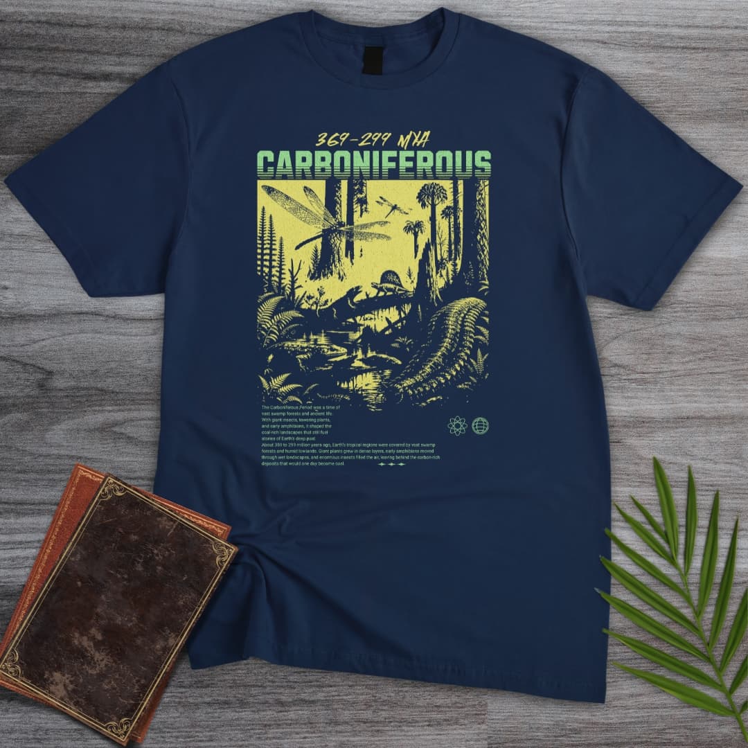 T-Shirt Navy / S Vintage Carboniferous Y2K T-Shirt