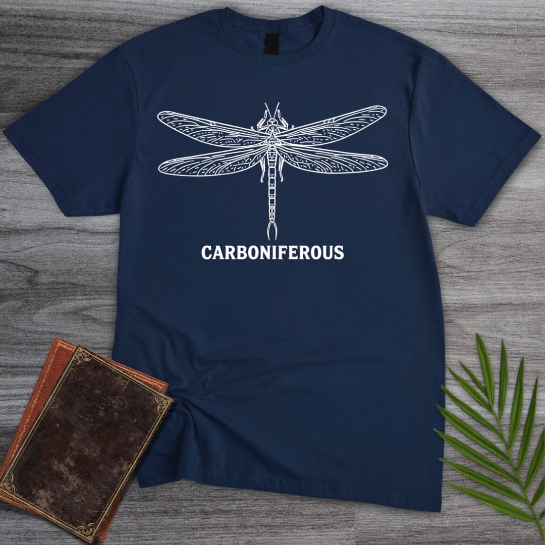 T-Shirt Navy / S Vintage Dragonfly Carboniferous T-Shirt