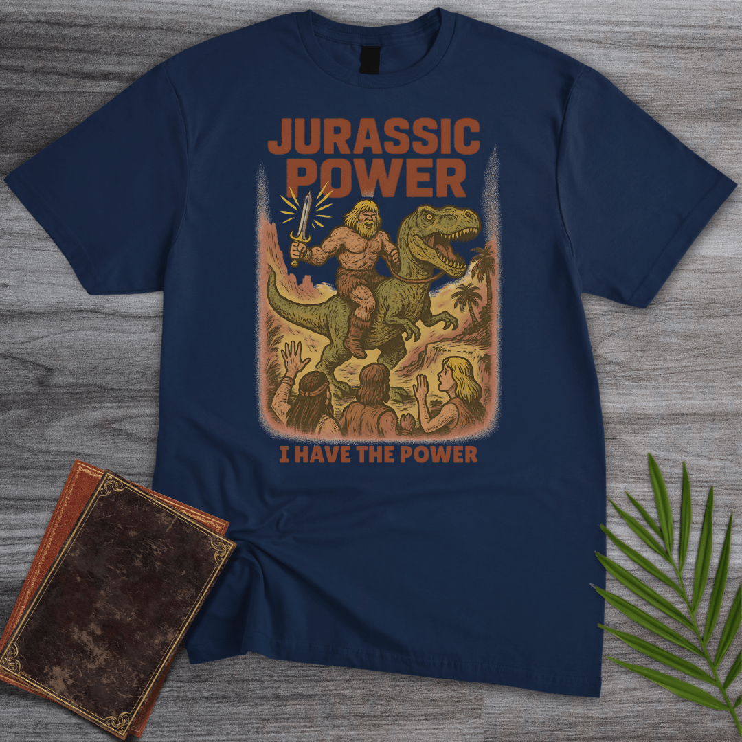T-Shirt Navy / S Vintage Jurassic Power T-Shirt