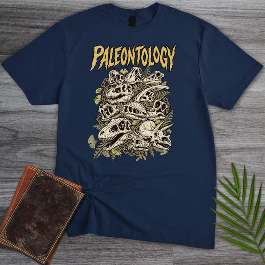 T-Shirt Navy / S Vintage Metal Paleontology T-Shirt