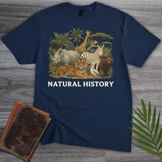 T-Shirt Navy / S Vintage Natural History T-Shirt