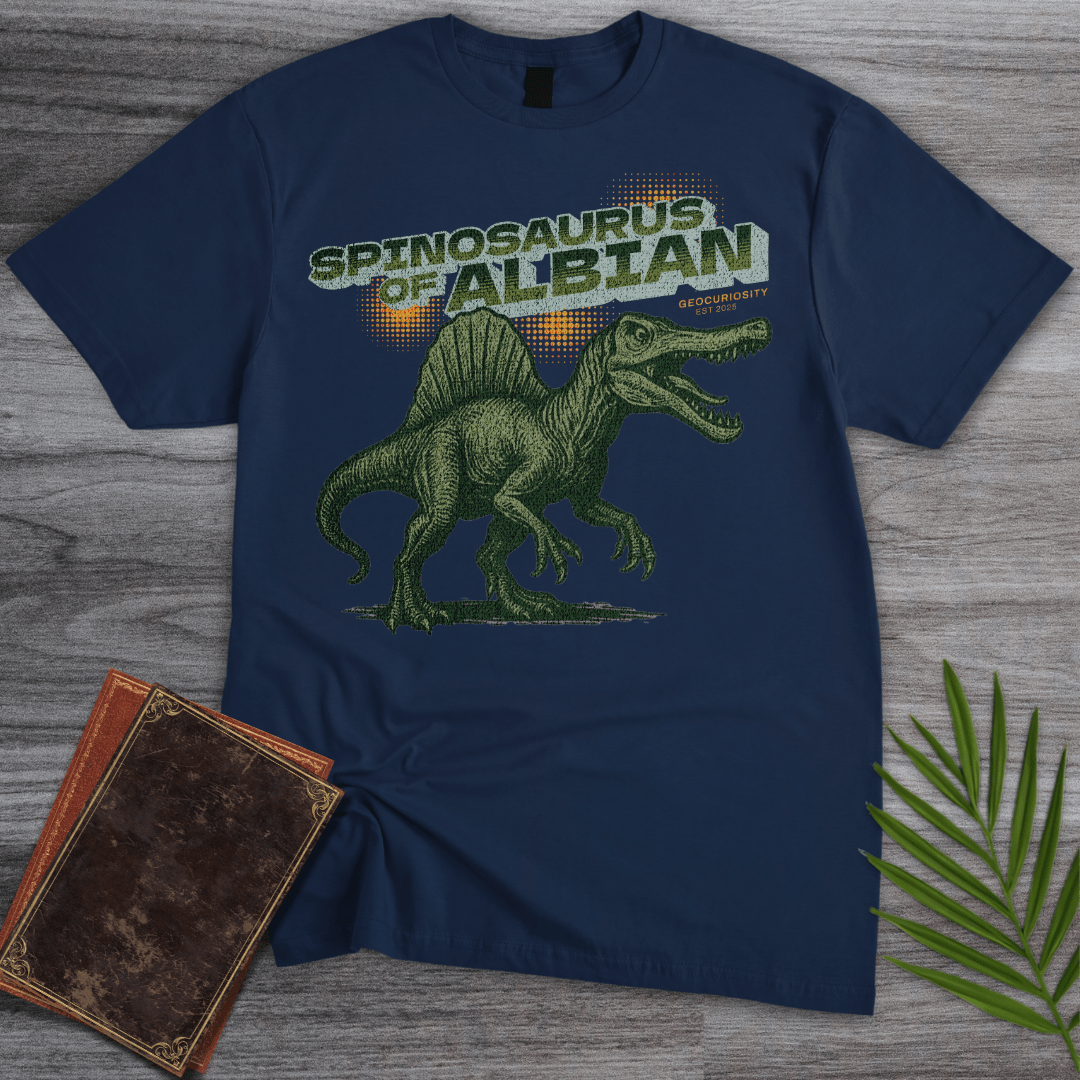 T-Shirt Navy / S Vintage Spinosaurus of Albian T-Shirt