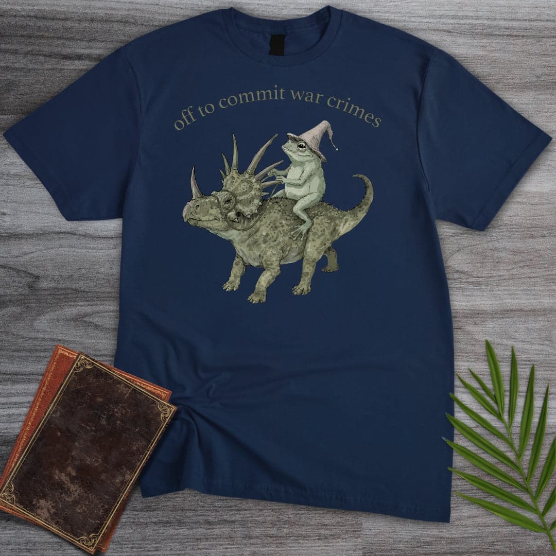T-Shirt Navy / S War Criminal Frog T-Shirt