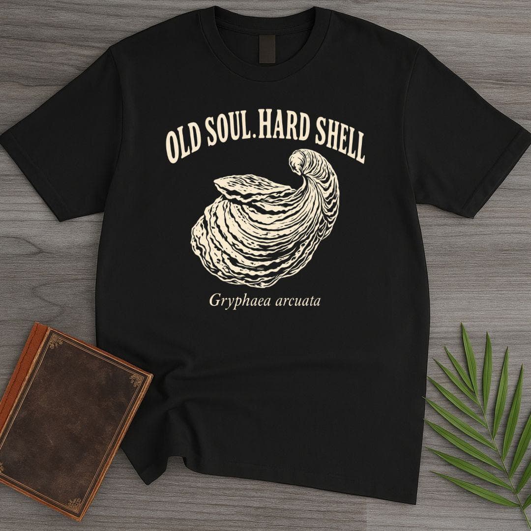 T-Shirt S / Black Old Soul Hard Shell Gryphaea arcuata T-Shirt