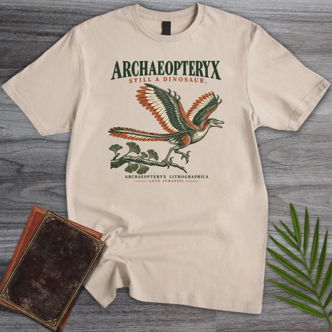 T-Shirt S / Sand Archaeopteryx – Still a Dinosaur T-Shirt