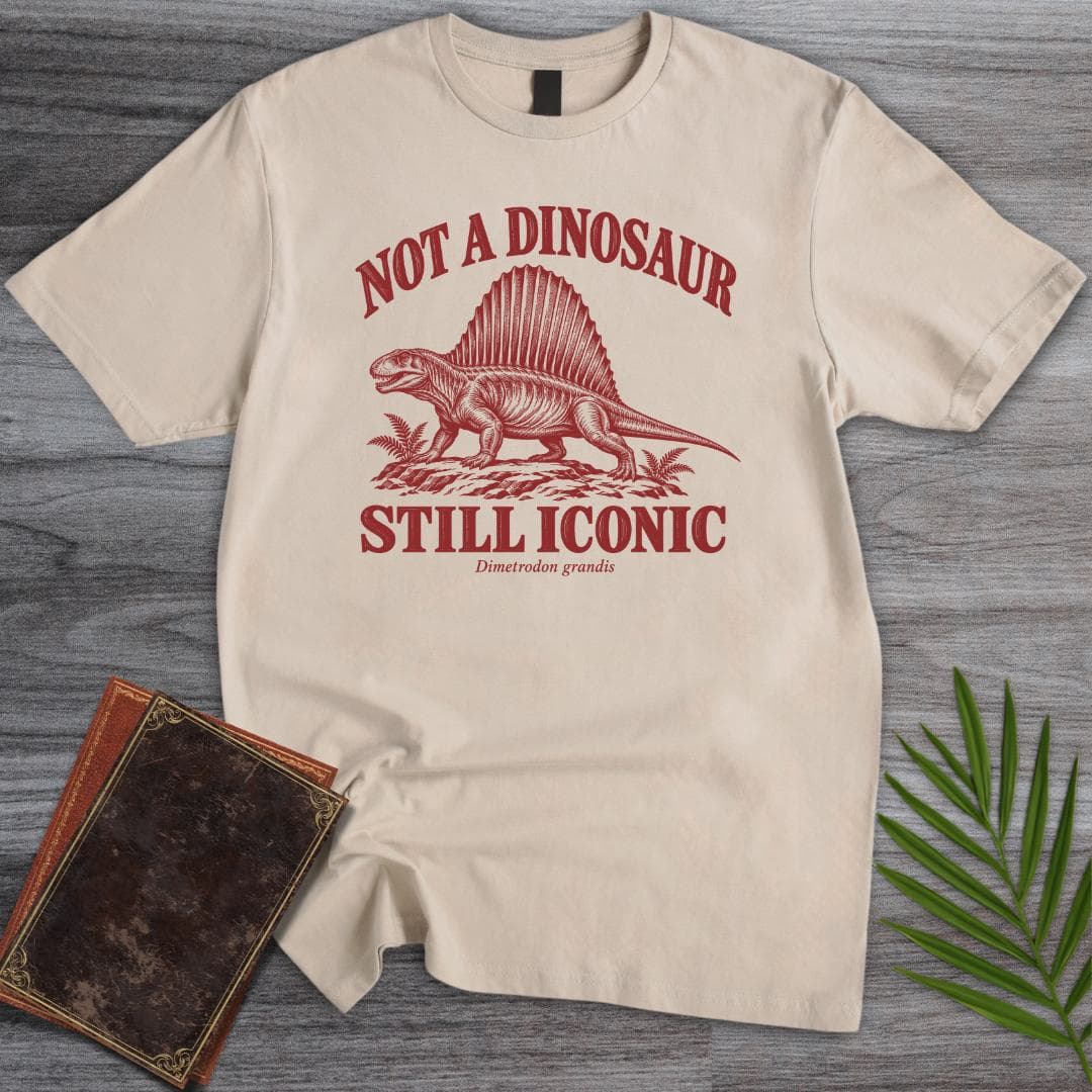 T-Shirt S / Sand Dimetrodon – Prehistoric but Not a Dinosaur T-Shirt