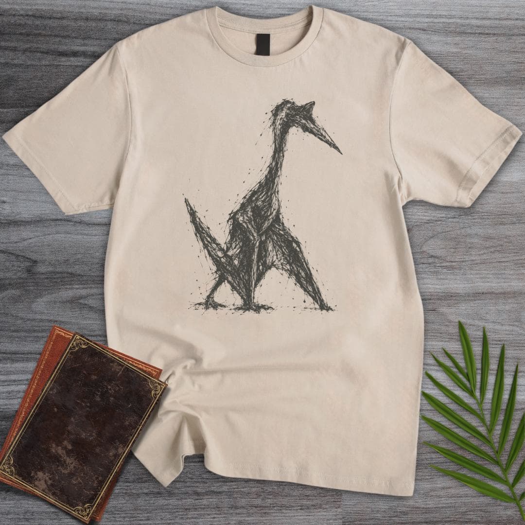 T-Shirt S / Sand Quetzalcoatlus Sketch T-Shirt