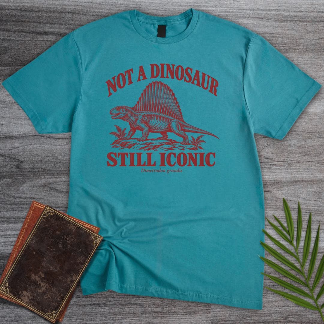 T-Shirt S / Tropical Blue Dimetrodon – Prehistoric but Not a Dinosaur T-Shirt