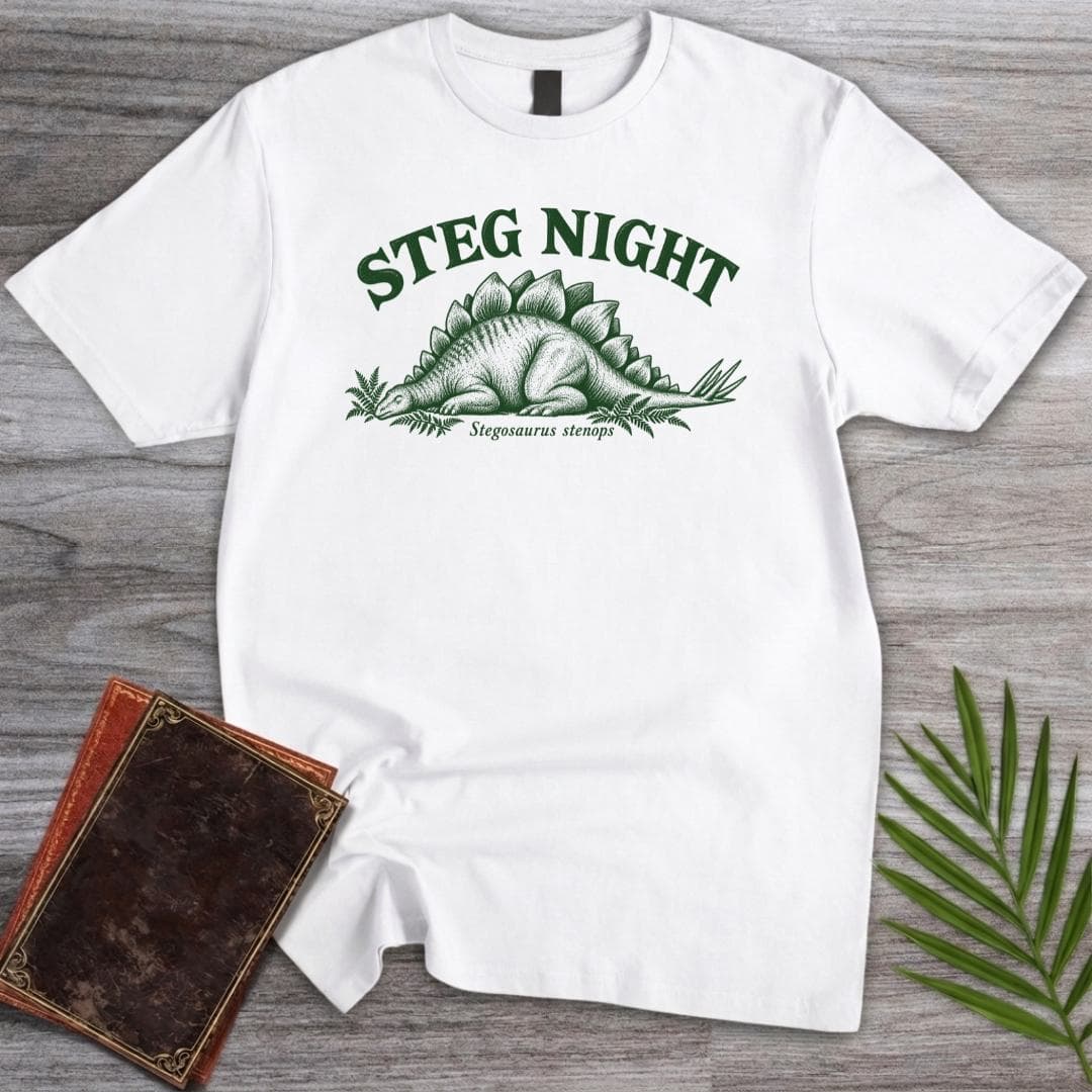 T-Shirt S / White Steg Night T-Shirt
