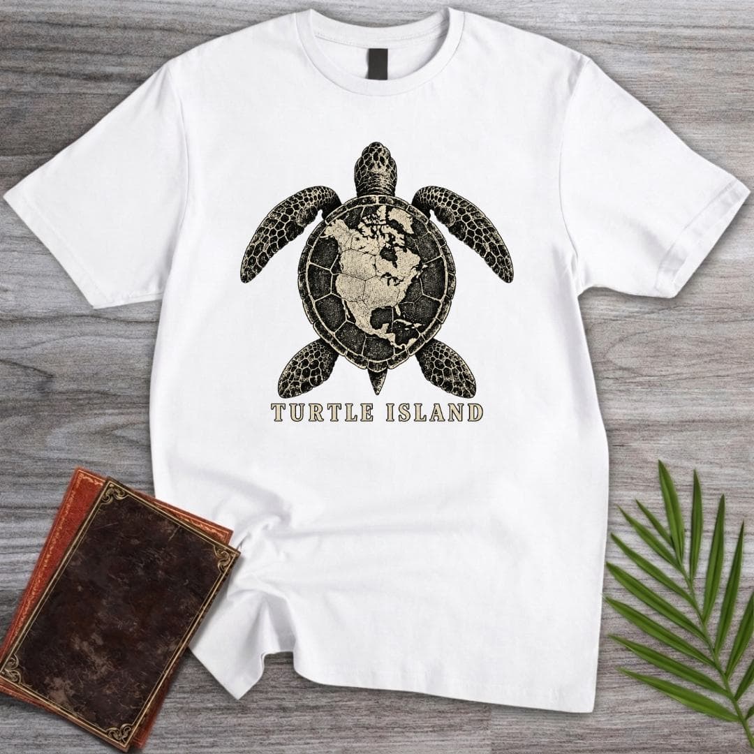 T-Shirt S / White Turtle Island T-Shirt