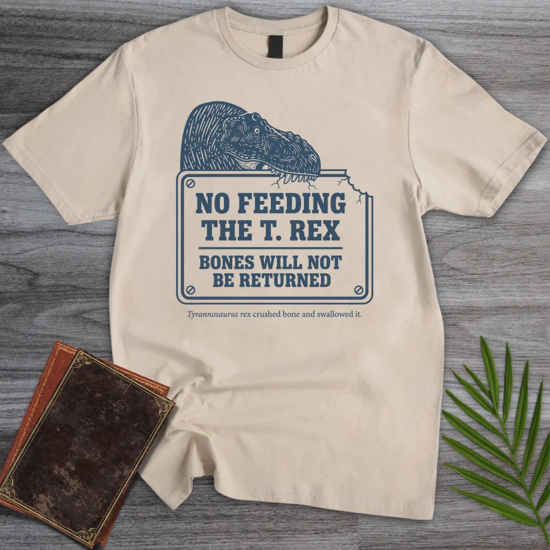 T-Shirt Sand / M Bone Policy Tyrannosaurus T-Shirt