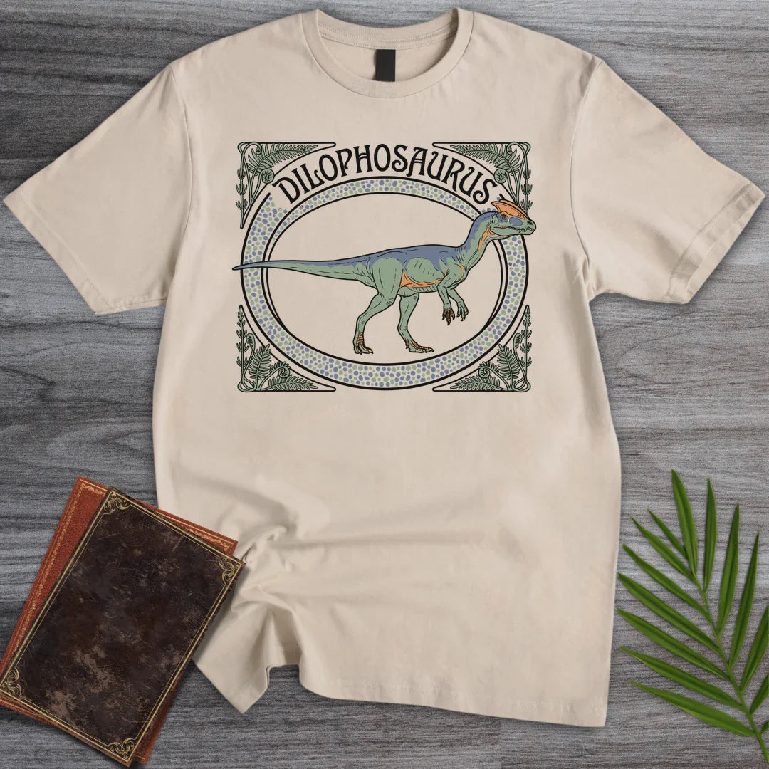 T-Shirt Sand / M Nouveau Dilophosaurus T-Shirt