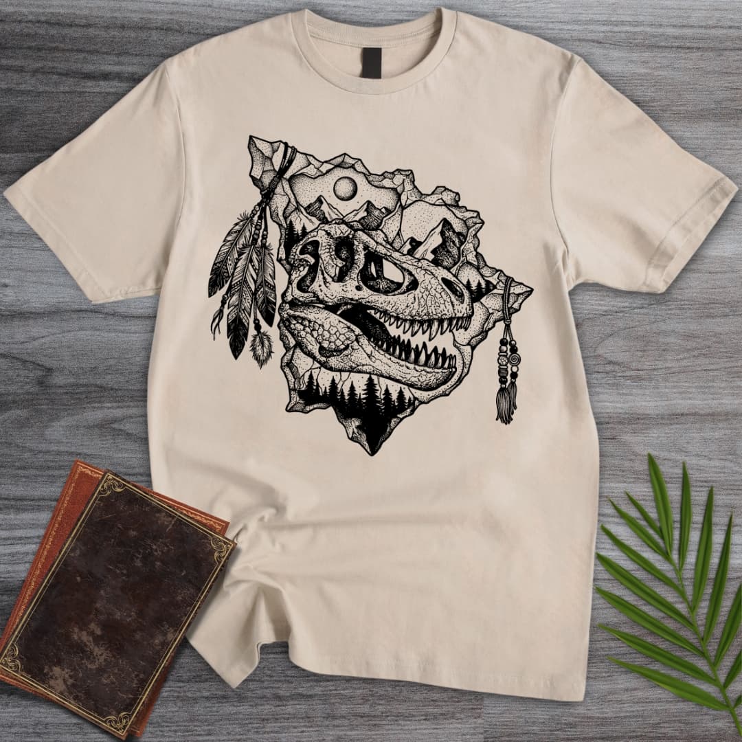 T-Shirt Sand / S A Crack in T.rex Time T-Shirt