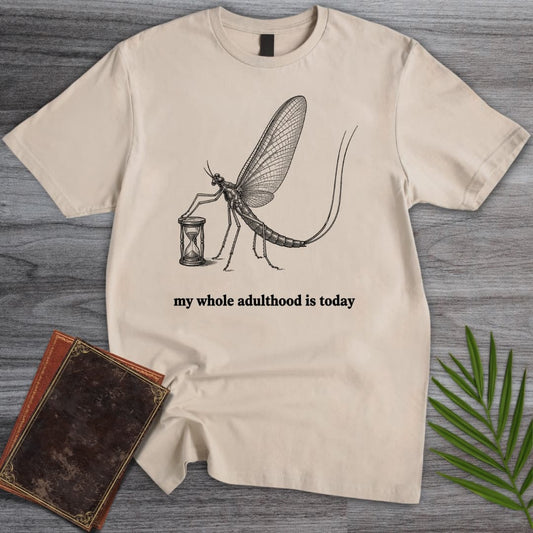 T-Shirt Sand / S A Mayfly Life T-Shirt