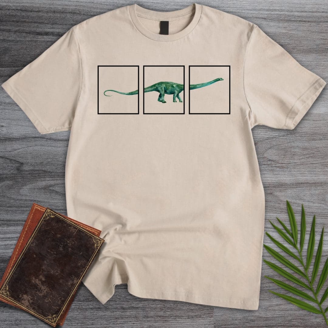 T-Shirt Sand / S Across the Diplodocus Panels T-Shirt