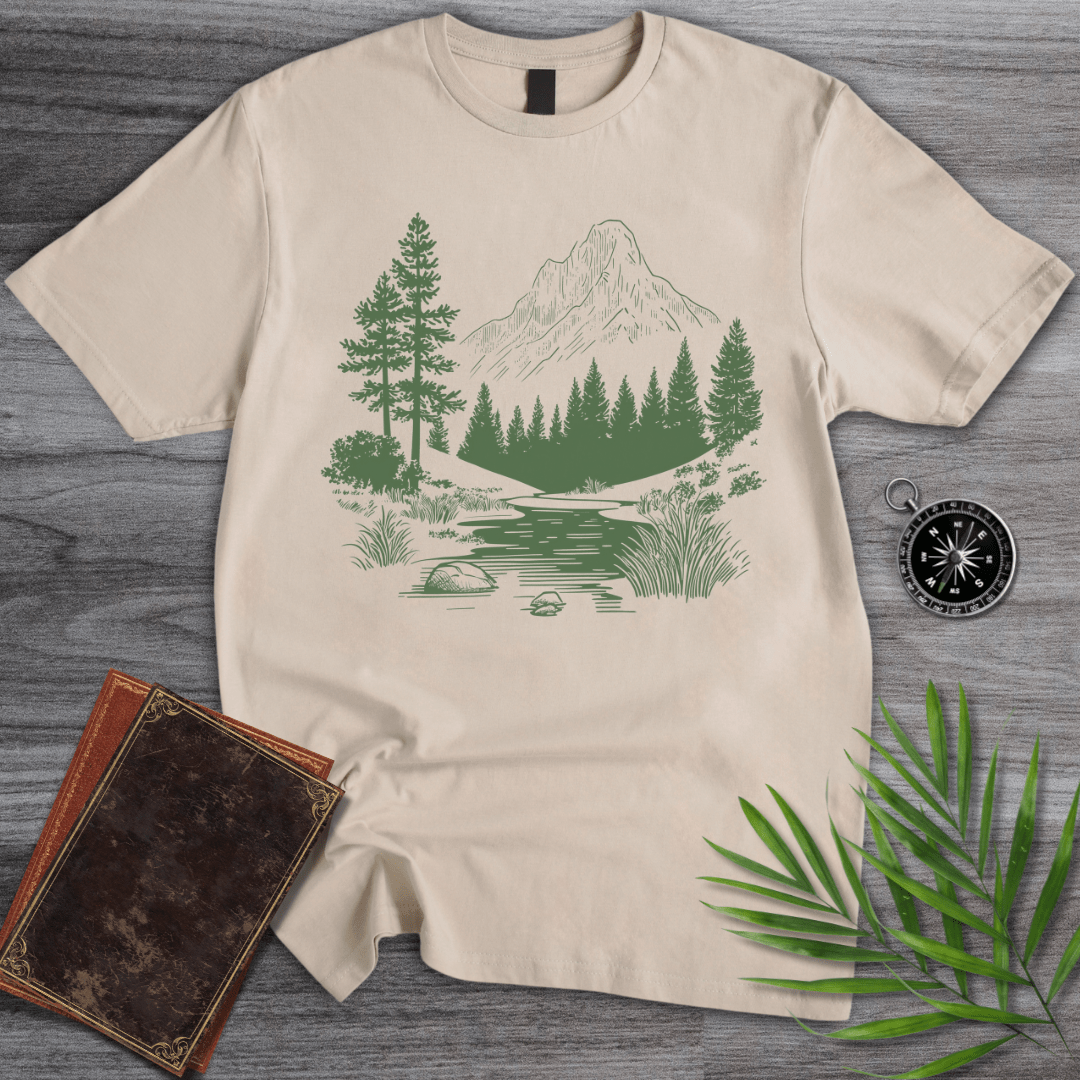T-Shirt Sand / S Alpine Wetland Forest T-Shirt