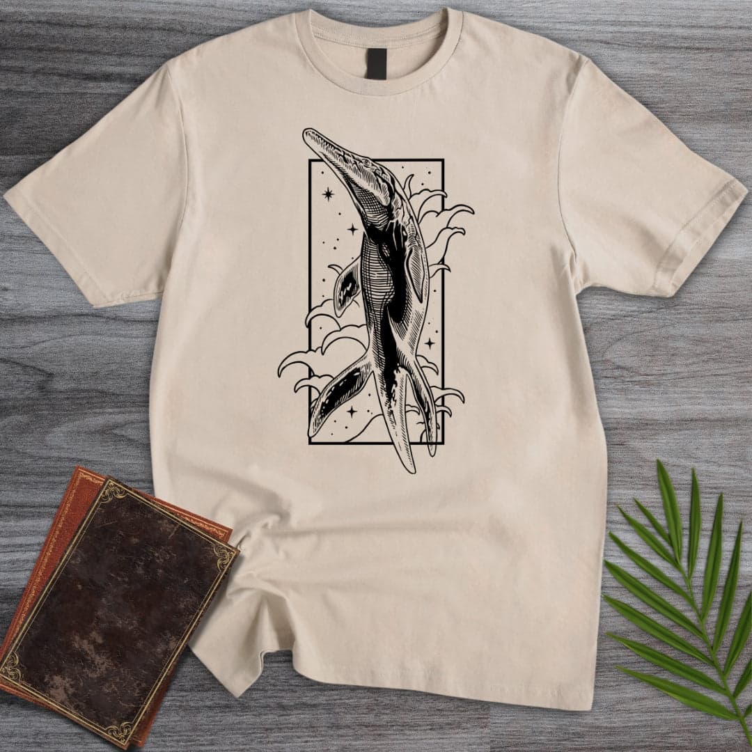 T-Shirt Sand / S Ancient Magical Liopleurodon T-Shirt