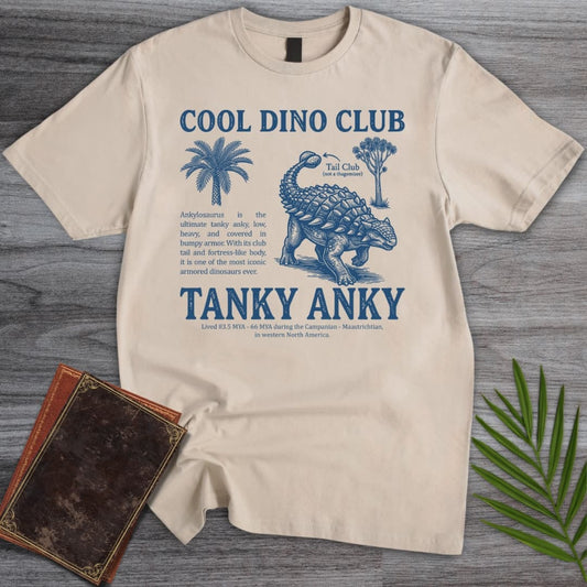 T-Shirt Sand / S Ankylosaurus Cool Dino Club T-Shirt