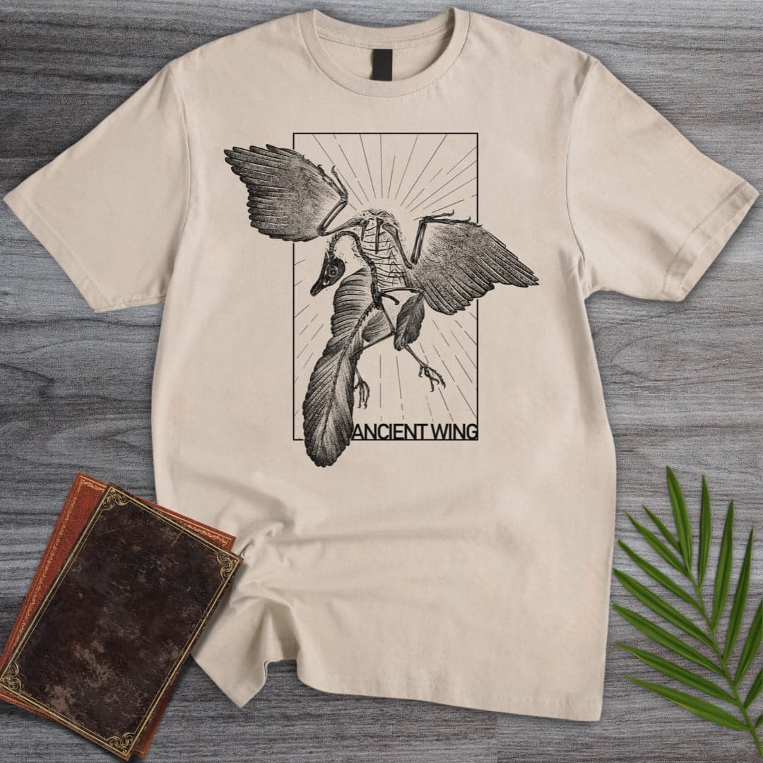 T-Shirt Sand / S Archaeopteryx Original Wings T-Shirt (farkas.art)