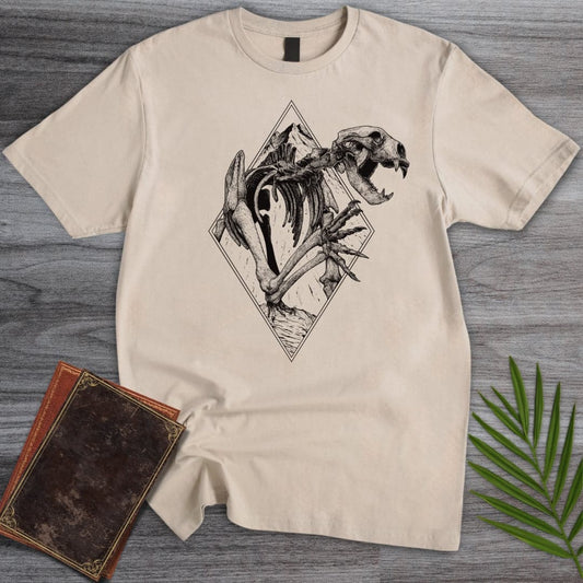 T-Shirt Sand / S Arctodus Ice Age Giant T-Shirt (farkas.art)