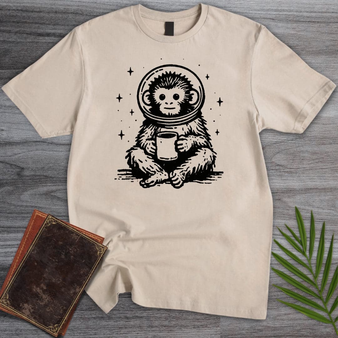 T-Shirt Sand / S Astro Coffee Monkey T-Shirt