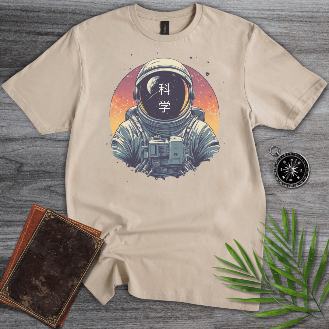 T-Shirt Sand / S Astronaut Science Graphic T-Shirt