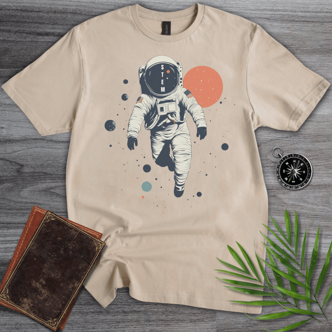 T-Shirt Sand / S Astronaut STEM Graphic T-Shirt