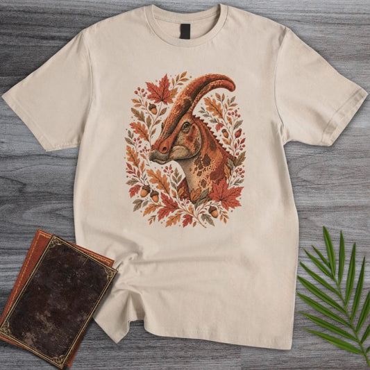 T-Shirt Sand / S Autumn Parasaurolophus T-Shirt