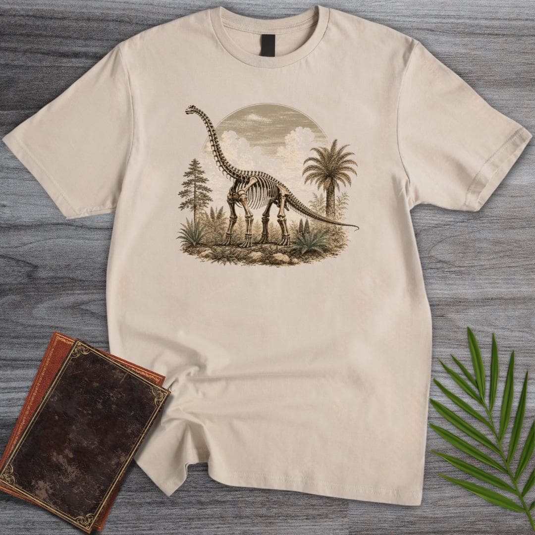 T-Shirt Sand / S Beneath the Ferns Sauropod T-Shirt
