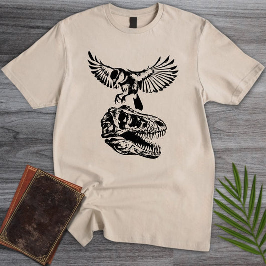 T-Shirt Sand / S Bird Ancestor Skull T-Shirt