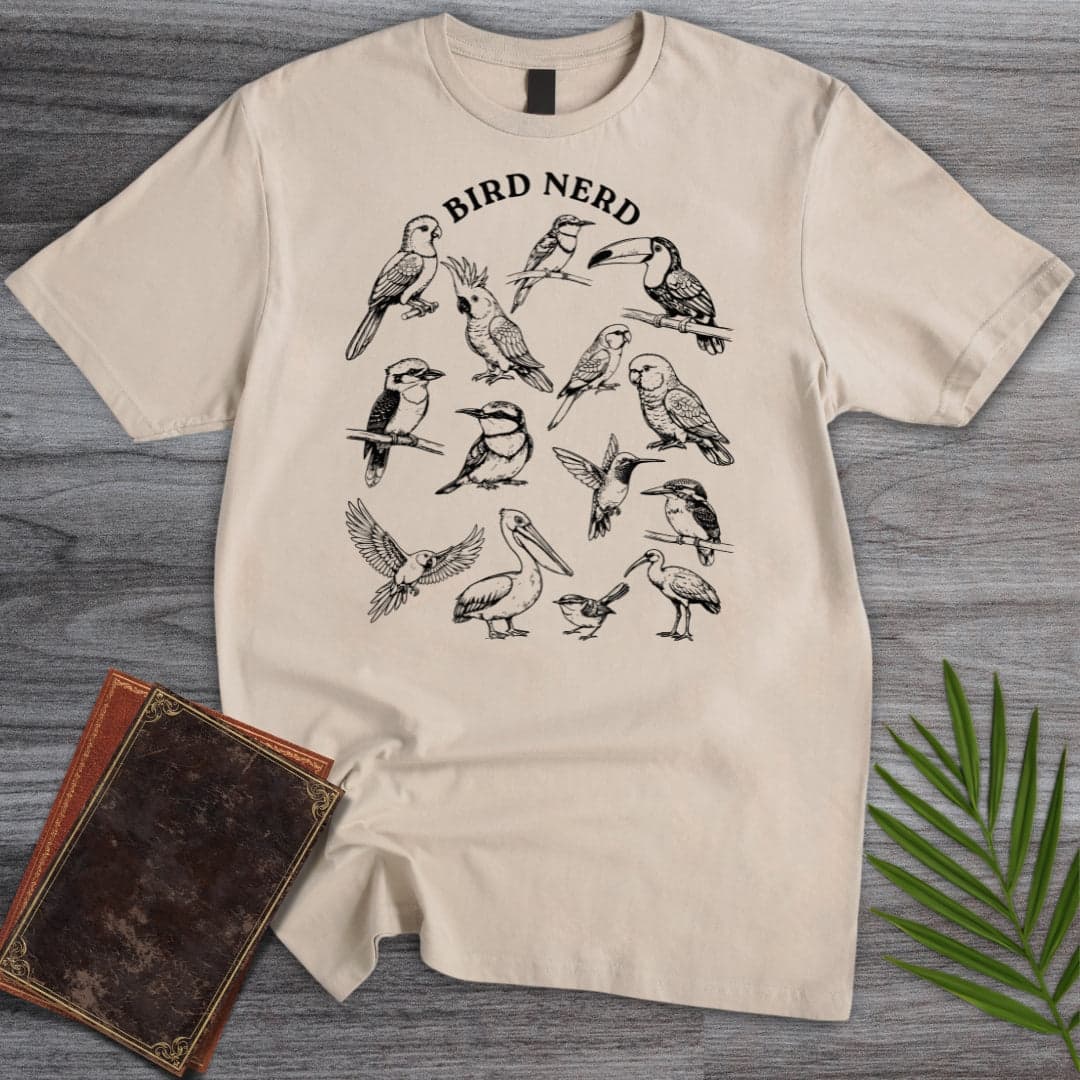 T-Shirt Sand / S Bird Nerd T-Shirt