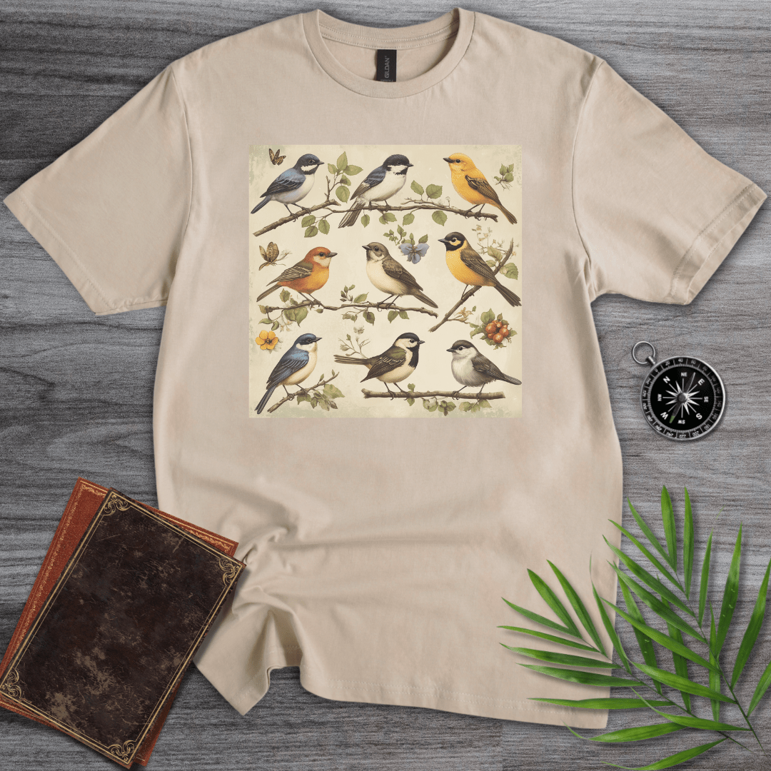 T-Shirt Sand / S Bird Species Environment T-Shirt