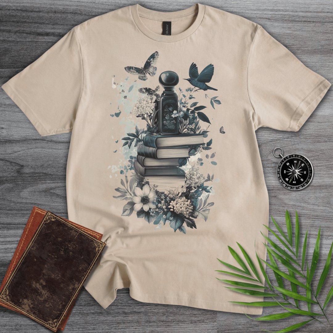 T-Shirt Sand / S Blue-Ink Natural Elements of Knowledge T-Shirt