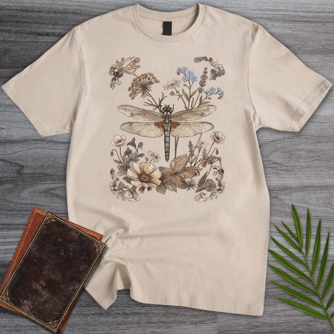 T-Shirt Sand / S Botanical Bug Frame T-Shirt