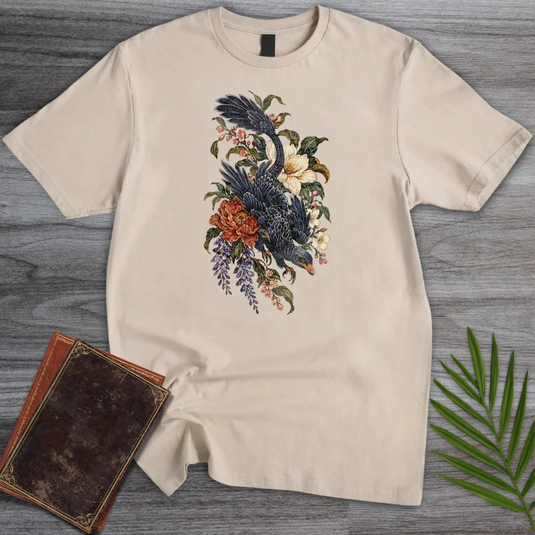 T-Shirt Sand / S Botanical Microraptor T-Shirt