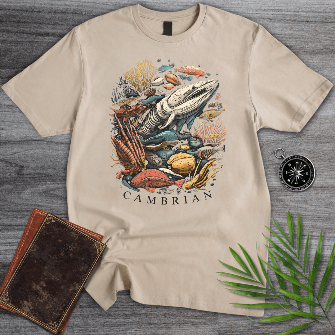 T-Shirt Sand / S Cambrian Environment & Species T-Shirt